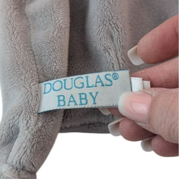 Douglas Baby Gray Elephant Lovey Baby Security Blanket Yellow Bird Teether - Picture 5 of 6